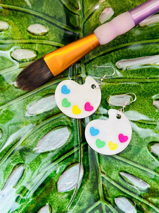 Love Artist Palette Earrings