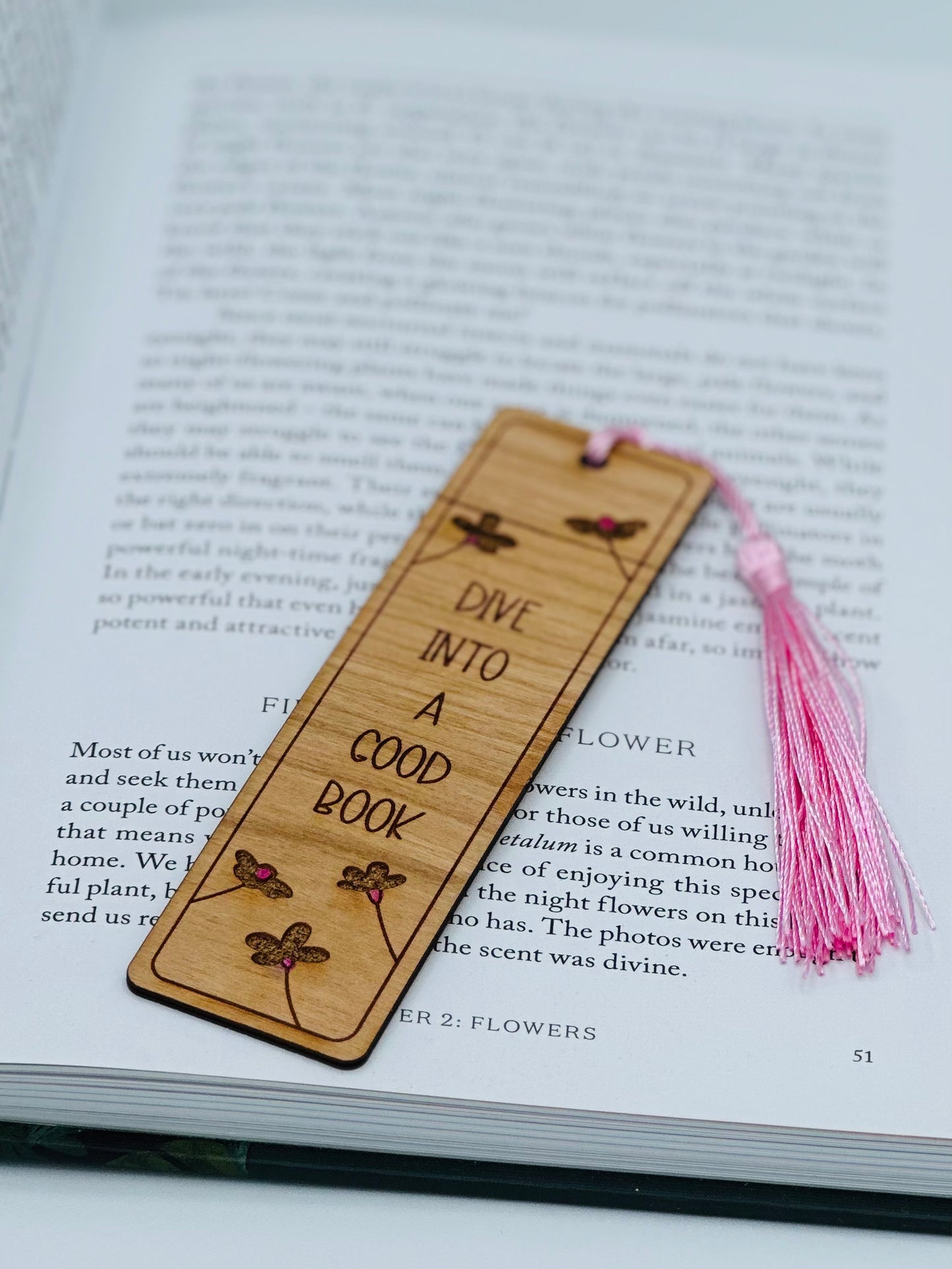 Dive into a Good Book Bookmark