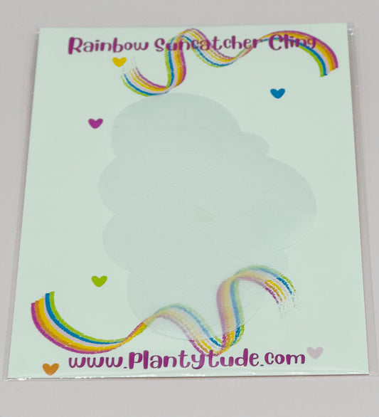 Large Cloud Rainbow Suncatcher Cling