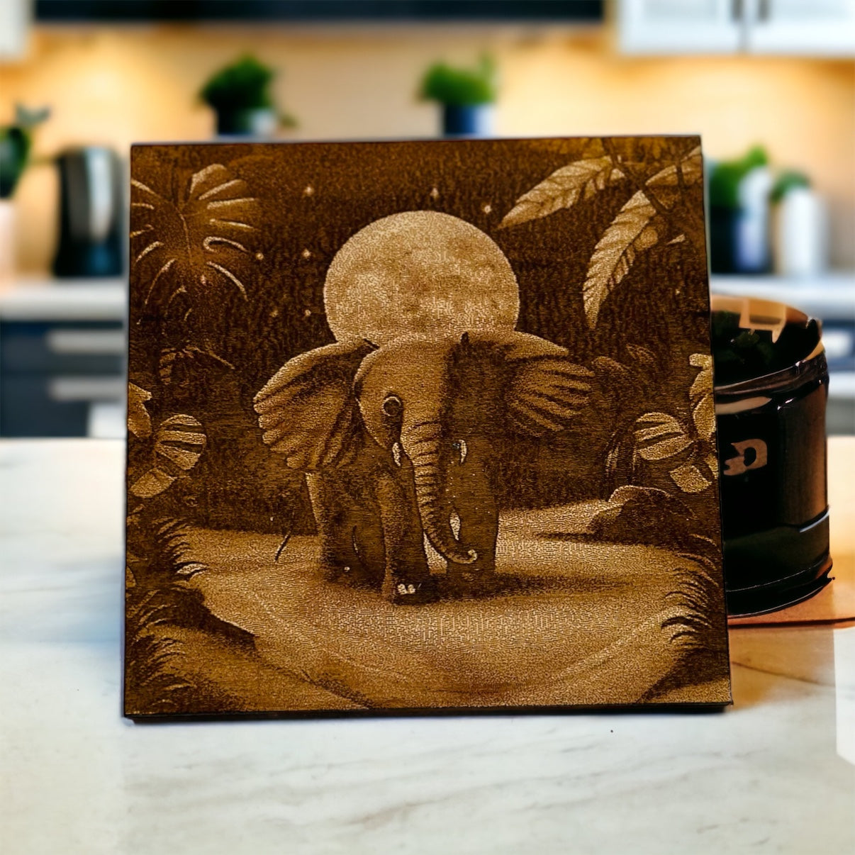 Cute Baby Elephant Coaster Set