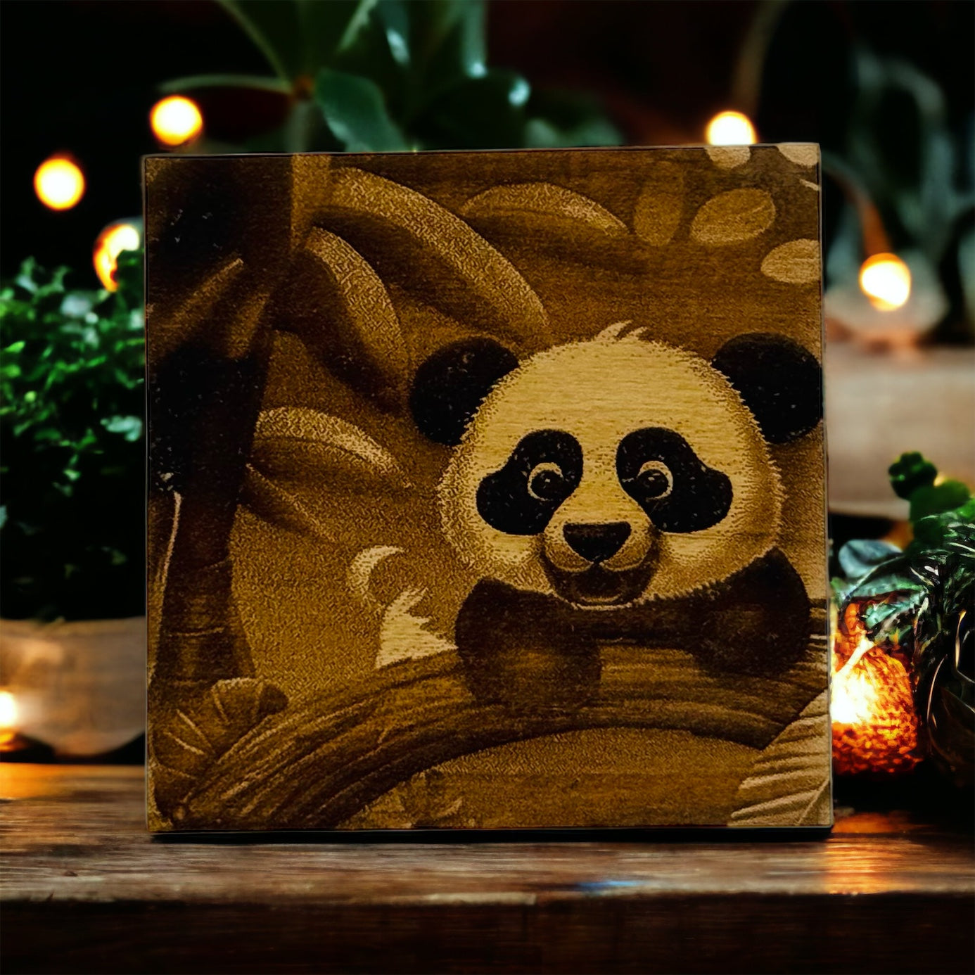 Cute Baby Panda Coaster Set
